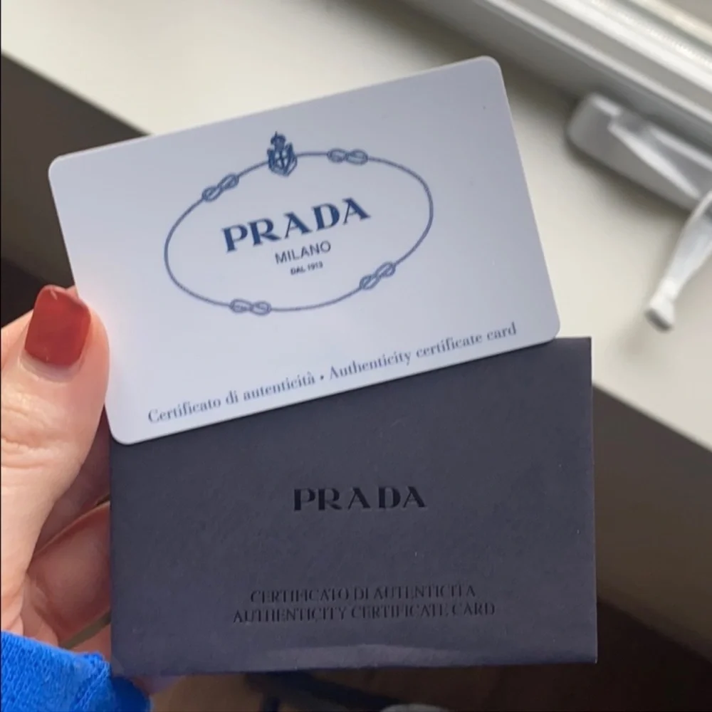 Black Prada Trifold Wallet - Picture 10 of 10